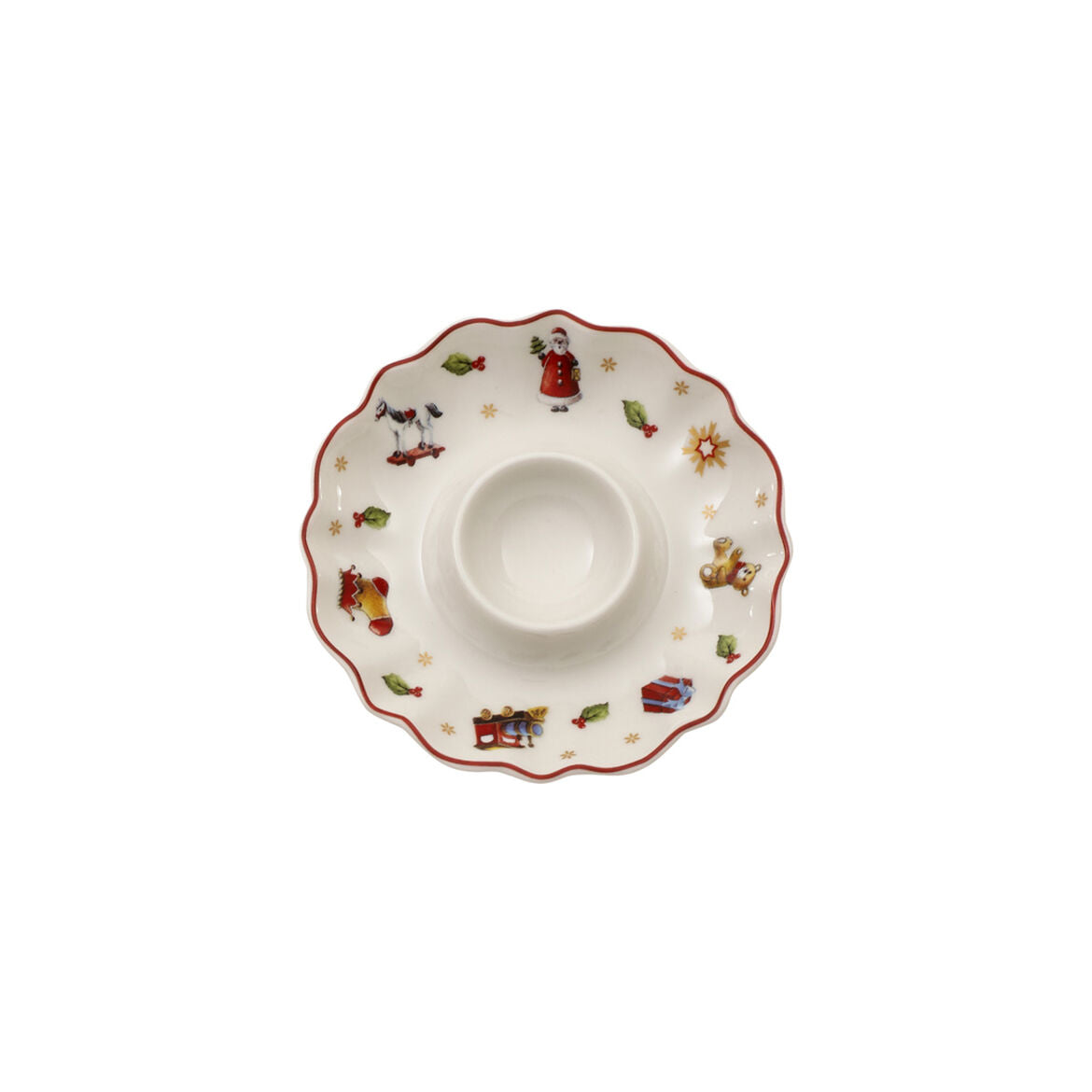 VILLEROY & BOCH Toy's Delight Eggcup 11cm Porcelain Christmas Table