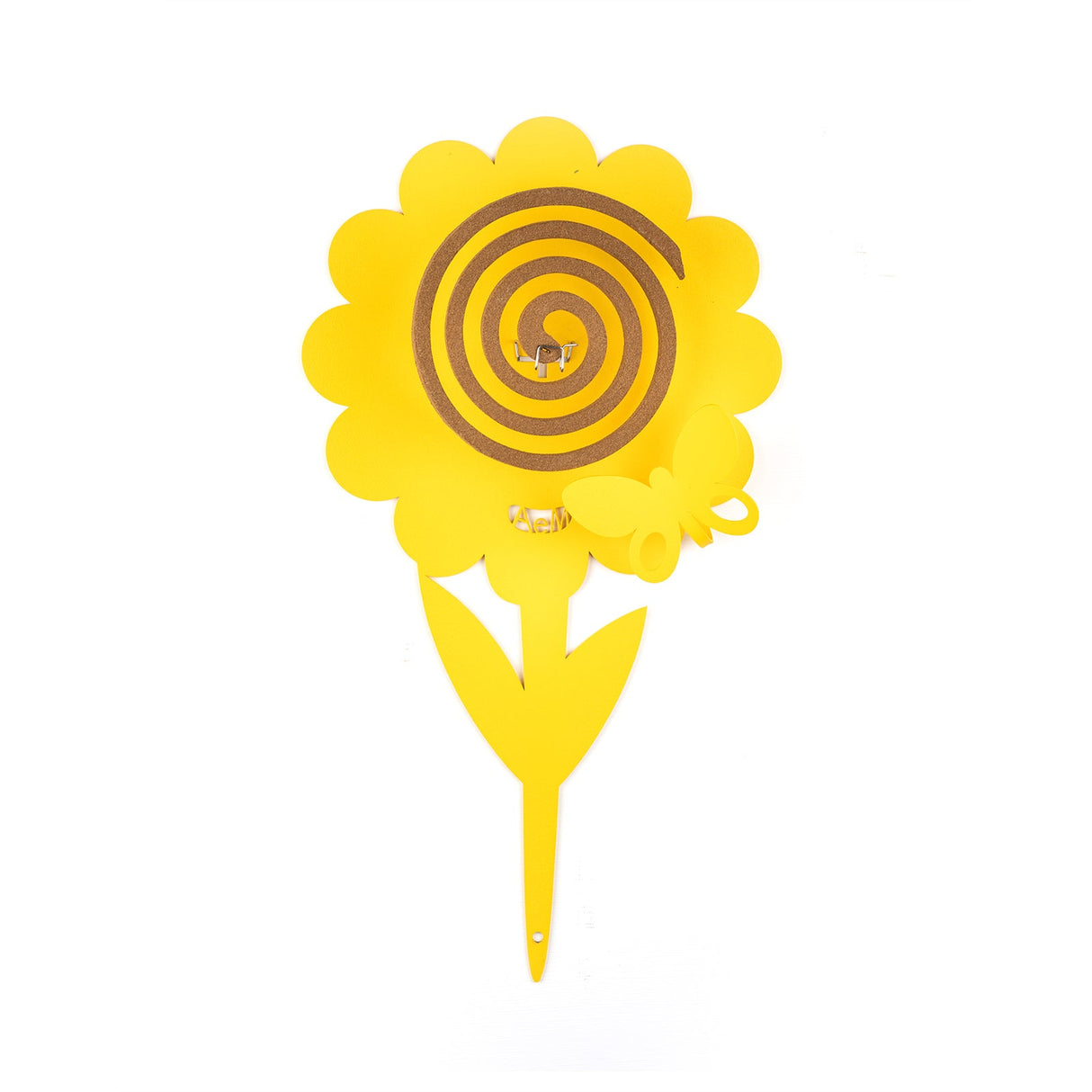 Porta zampironi Girasole Arti e Mestieri in ferro giallo 18x5 cm