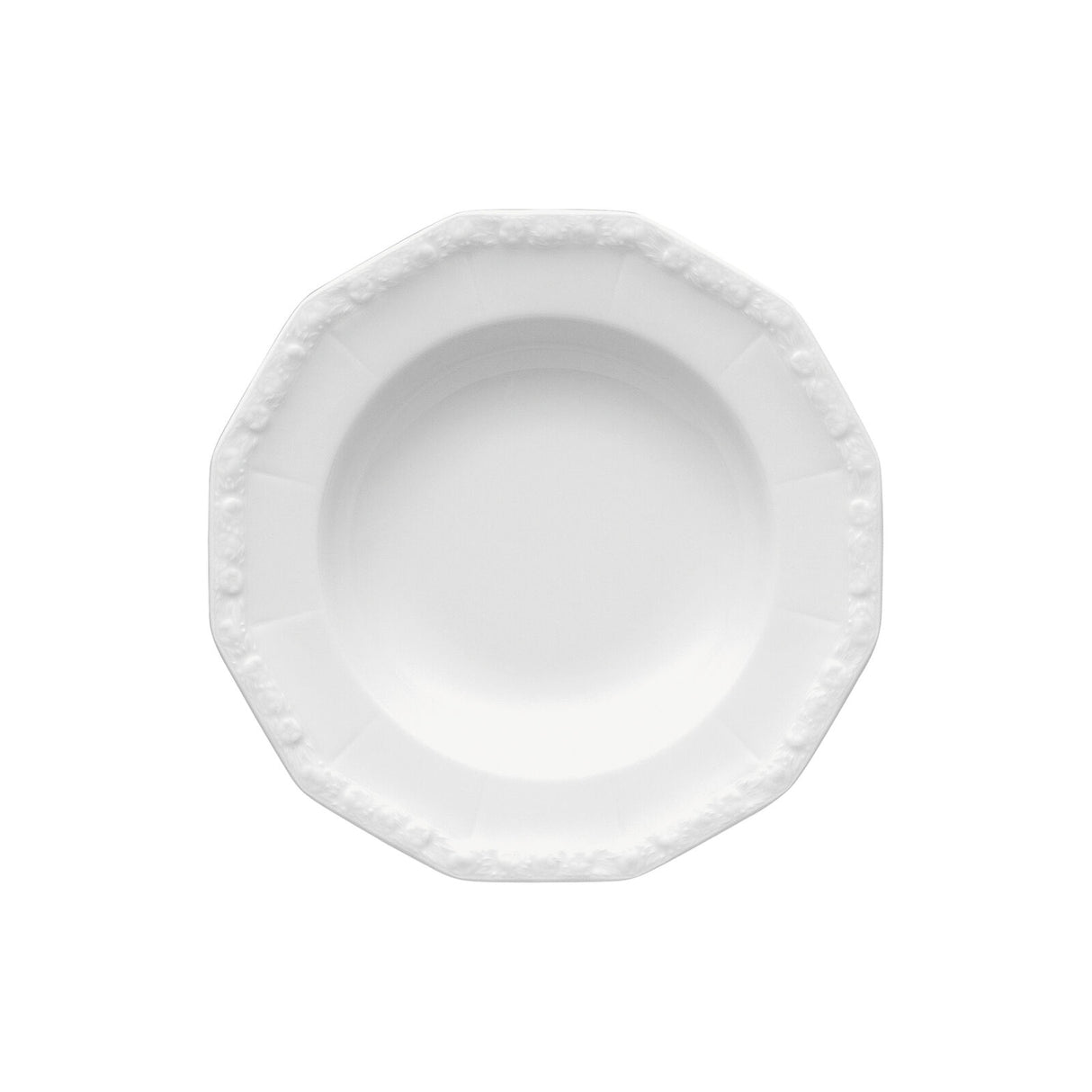 Piatto fondo Maria Rosenthal in porcellana bianca 23 cm