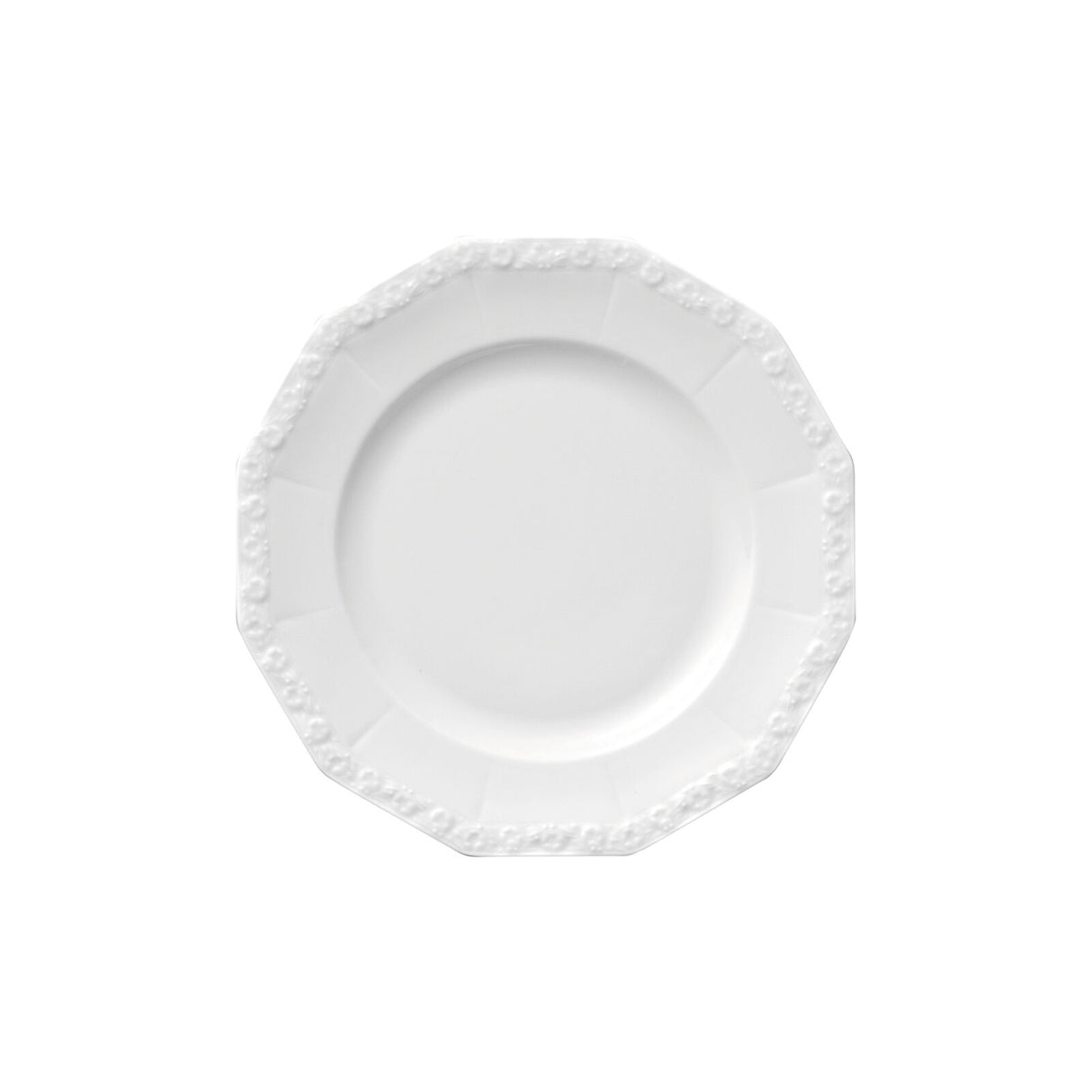 Piatto frutta Maria Rosenthal in porcellana bianca 21 cm