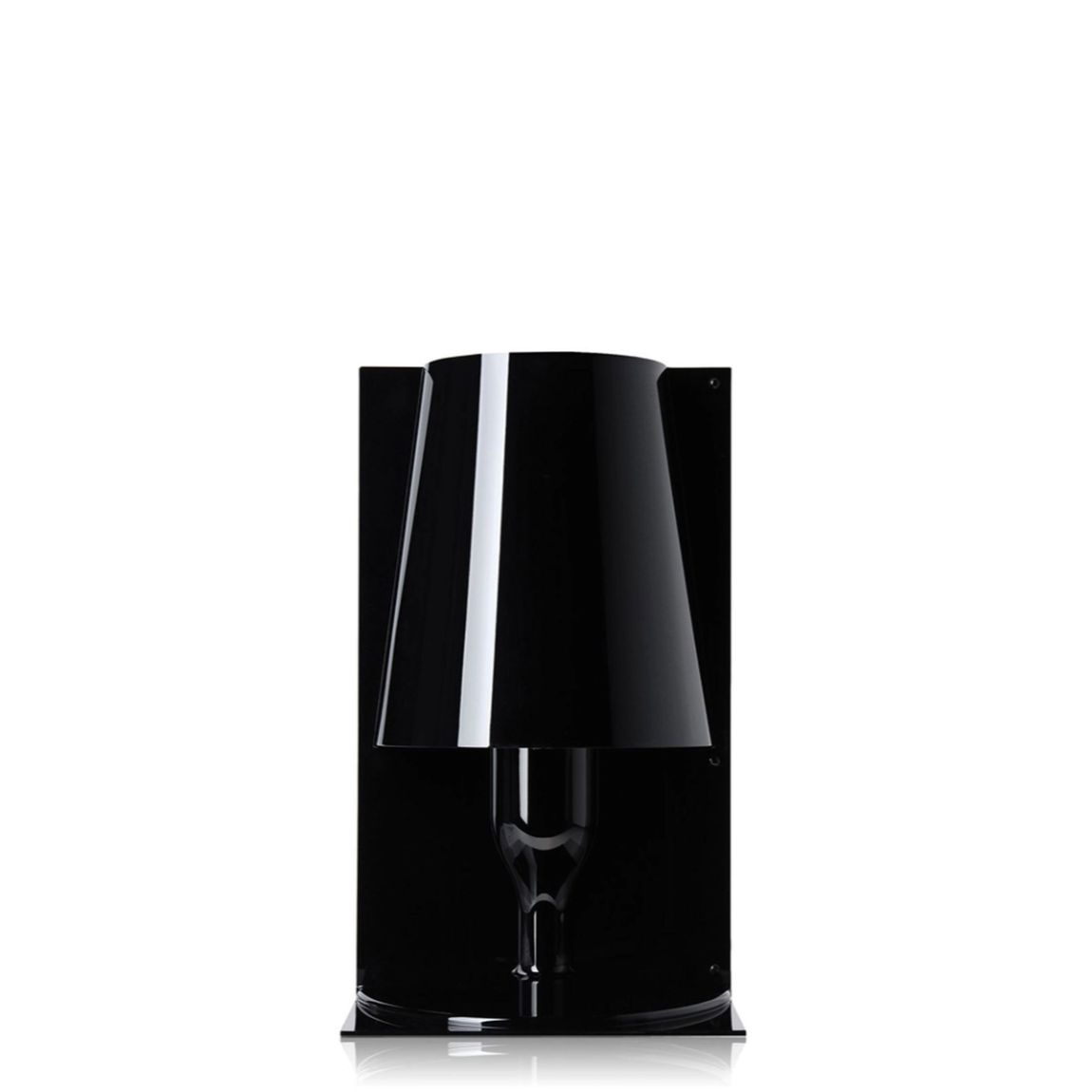 Lampada da tavolo Take Kartell in policarbonato nero 31 cm