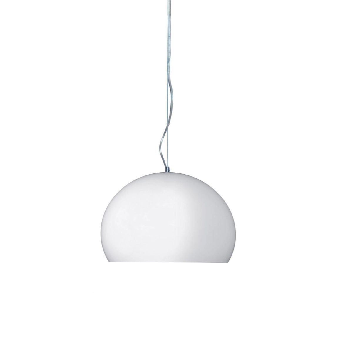 Lampada a sospensione Small FL/Y Kartell in PMMA trasparente 38x28 cm