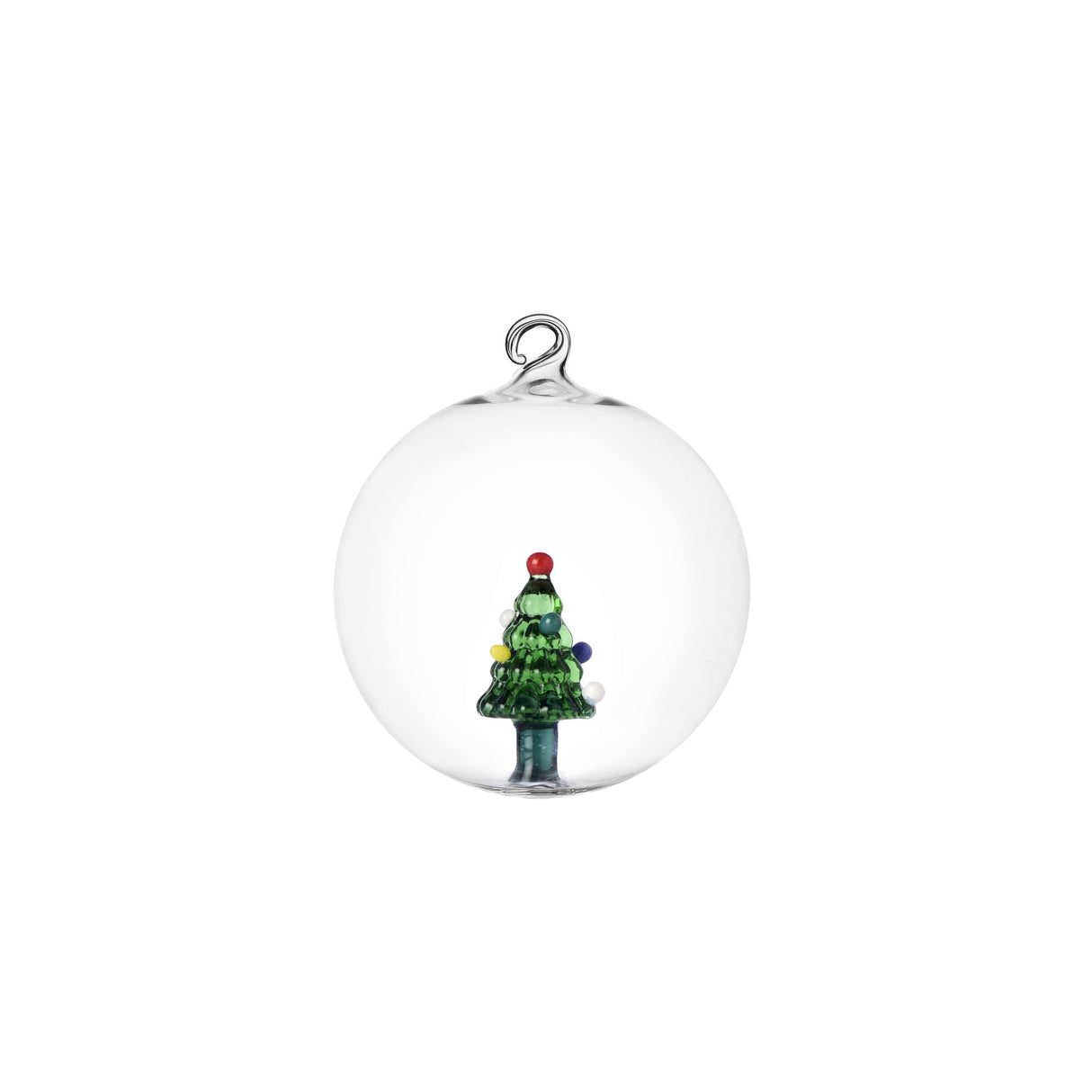 Pallina di Natale Albero Ichendorf in vetro borosilicato 8 cm