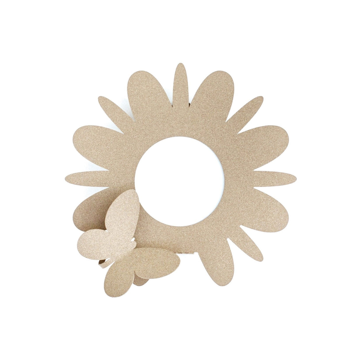 Porta umidificatore Fiorello Arti & Mestieri in metallo beige design floreale