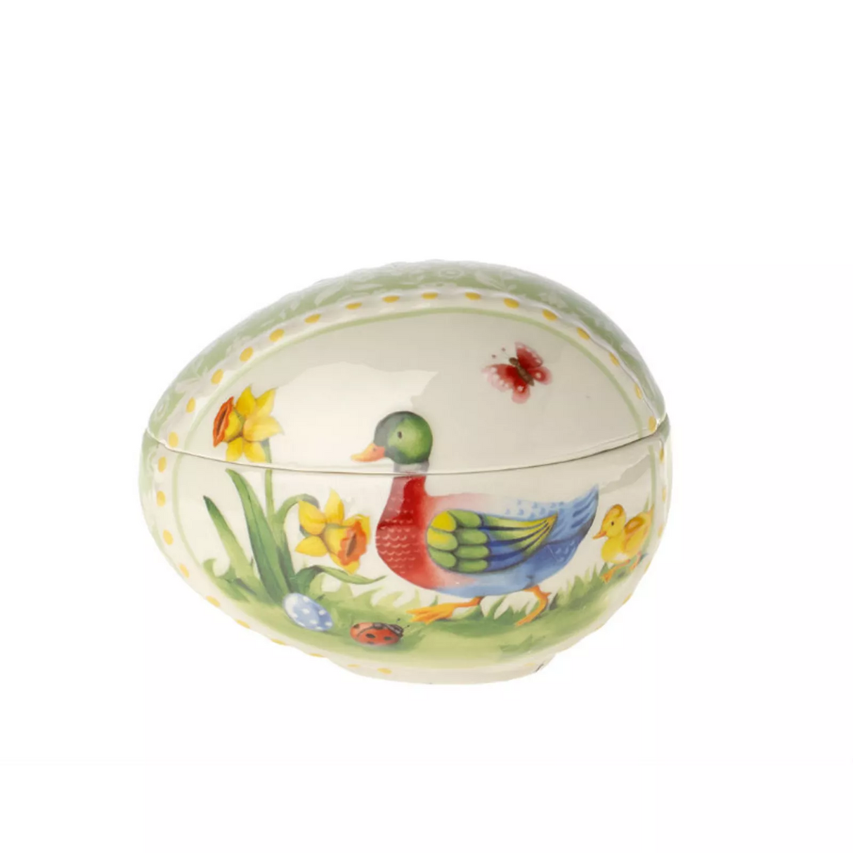 Scatola uovo con anatra Villeroy & Boch in porcellana 11 cm