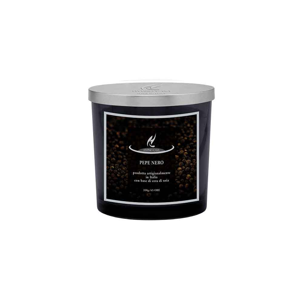 Candela profumata Pepe Nero Hypno Casa in cera di soia 350 gr