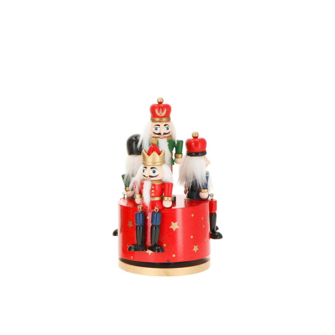 Schiaccianoci carillon Timstor in legno decorativo 20 cm