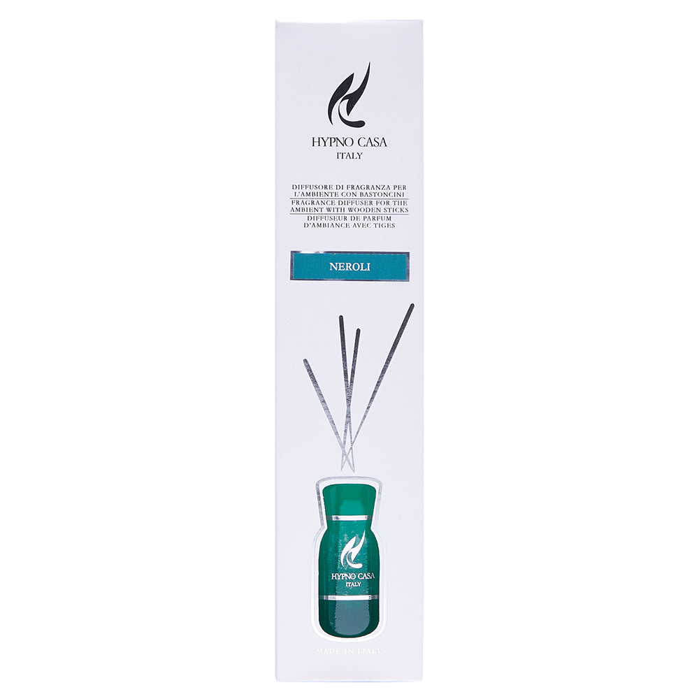 Diffusore a bastoncini Hypno Casa fragranza Neroli in vetro 100 ml