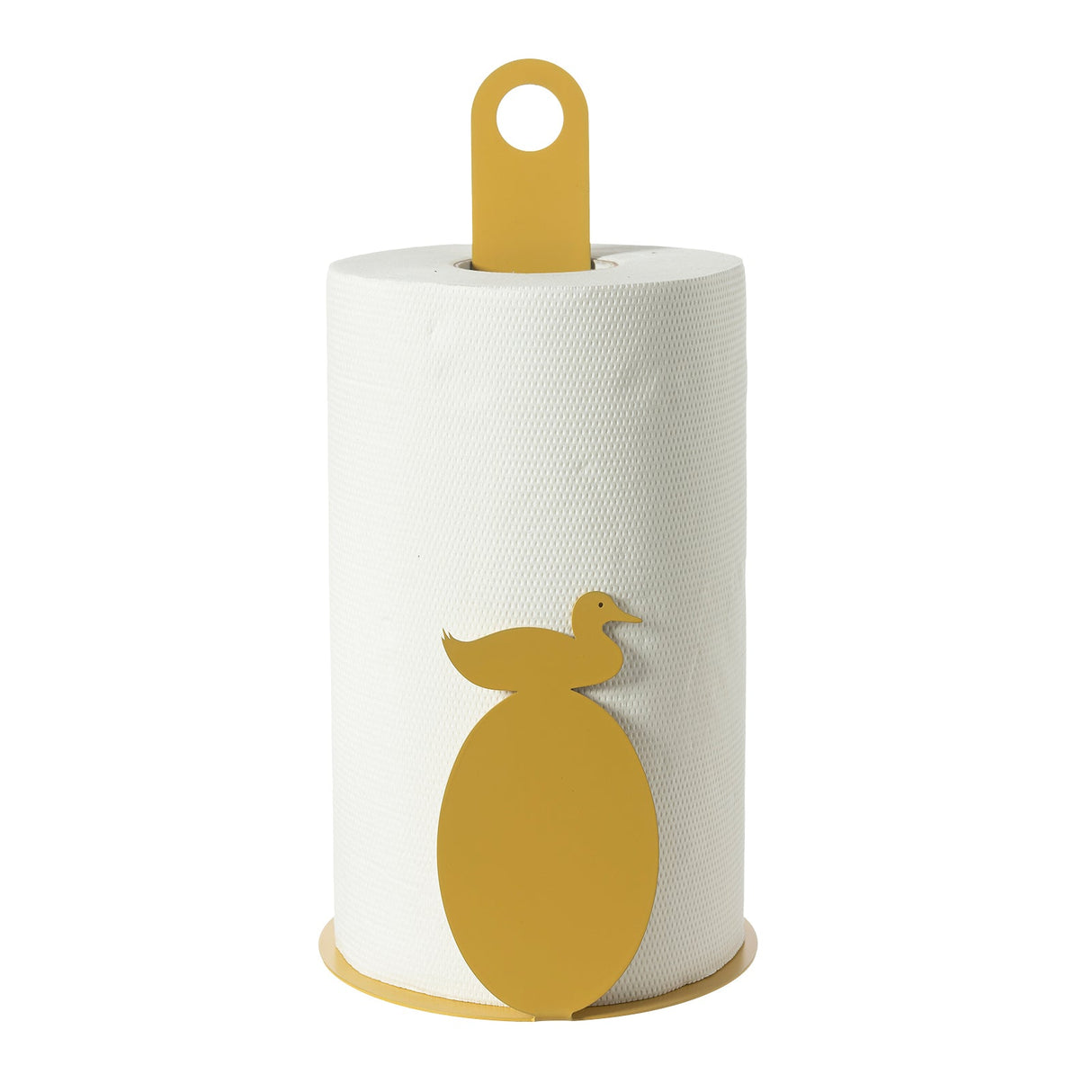Portarotoli Duck Arti & Mestieri in ferro colore ocra 30x15 cm