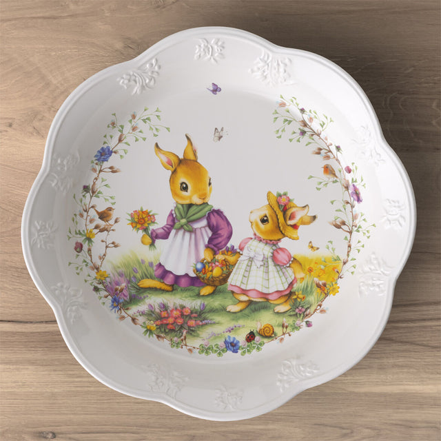 Ciotola Spring Fantasy Villeroy & Boch in porcellana a forma di fiore 30,5 cm