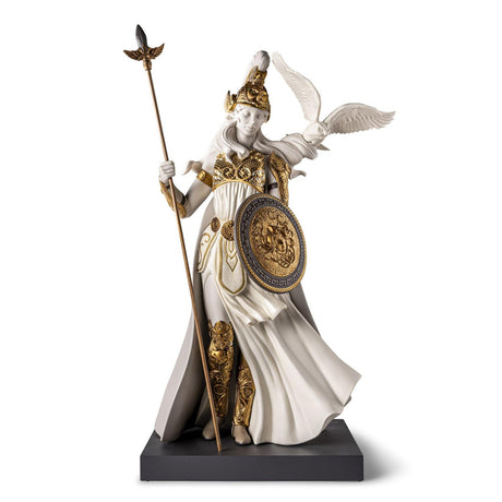 Scultura dea Atena Lladrò in porcellana 72x44 cm