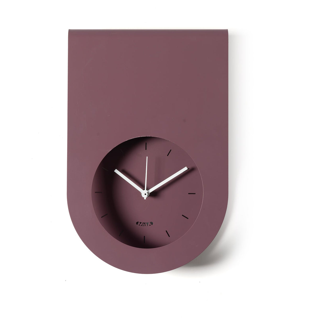 Orologio Lembo Arti & Mestieri in ferro viola ametista 32x21 cm