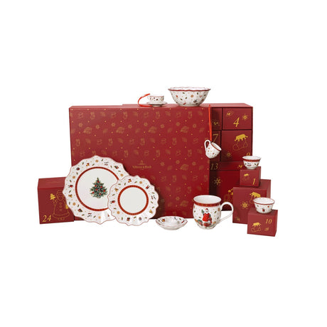 Calendario dell'Avvento Villeroy & Boch in porcellana decorata 48x40 cm