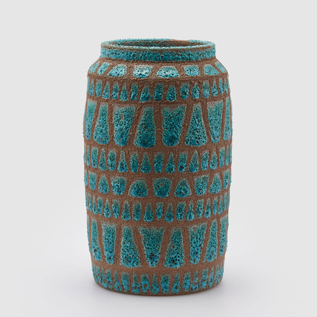 Vaso Fenice EDG in ceramica verde 40x23 cm