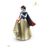 Statuetta Biancaneve Lladrò in porcellana glitterata 26x18 cm