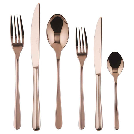 Set posate Taste Sambonet acciaio inox finitura rame PVD 36 pezzi