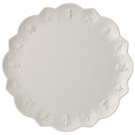 Piatto piano Toy's Delight Villeroy & Boch in porcellana bianca 29,5 cm