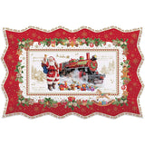 Piatto da portata Christmas Memories Easy Life in porcellana 35x23 cm