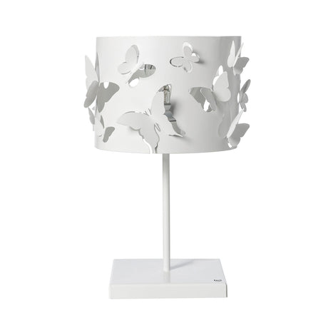 Lampada da tavolo Farfallosa Arti e Mestieri in metallo bianco design farfalla