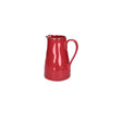 Brocca con manico Concerto Rose & Tulipani in stoneware colore corallo 0,6 L