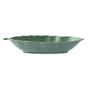 Ciotola Foglia Leaves Easy Life in porcellana bianca 36x16 cm