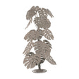 Pianta Monstera Arti & Mestieri in metallo beige grande