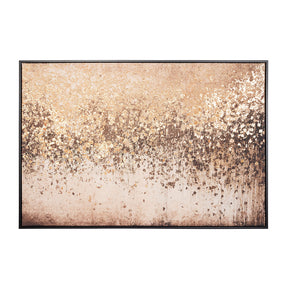 Quadro astratto Bizzotto su tela con dettagli oro 122x82 cm