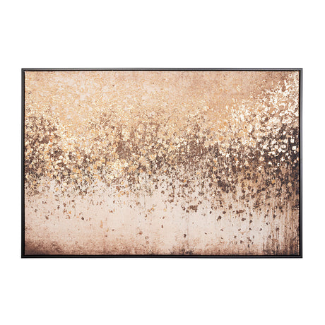 Quadro astratto Bizzotto su tela con dettagli oro 122x82 cm