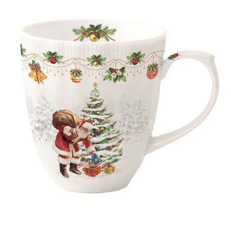 Tazza mug Nostalgic Christmas Easy Life in porcellana con decoro natalizio