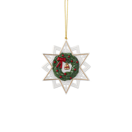 Addobbo Stella Annual Ornament 2024 Villeroy & Boch in porcellana 10 cm