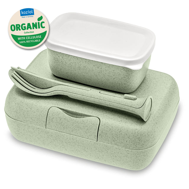 Portapranzo Candy Ready Koziol in materiale termoplastico verde 19x14 cm