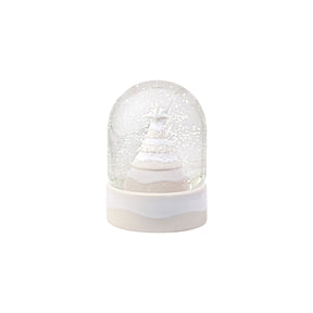 Globo di neve Winter Glow Villeroy & Boch in porcellana e vetro 11x13 cm