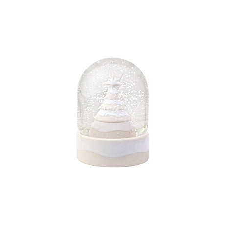 Globo di neve Winter Glow Villeroy & Boch in porcellana e vetro 11x13 cm
