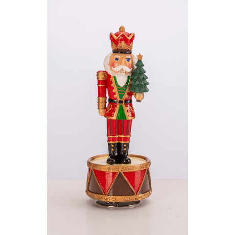 Carillon soldatino Noel by Lamart in resina decorata 21 cm