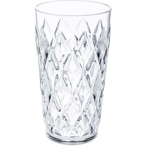Bicchiere da longdrink Koziol in plastica trasparente design Crystal