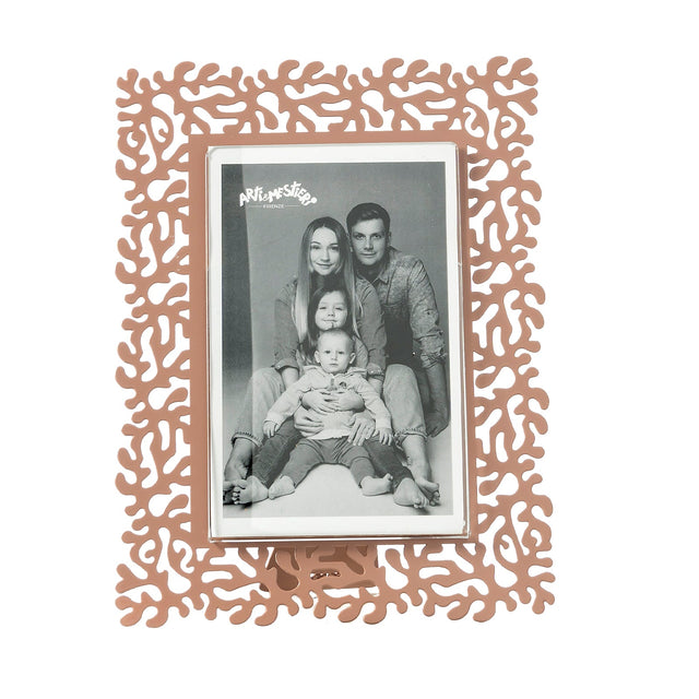 Portafoto Corallo Arti & Mestieri in ferro color Mocha mousse 26x21 cm
