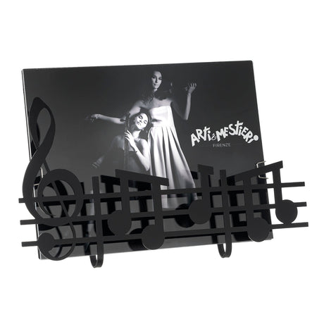 Portafoto Musica Arti e Mestieri in ferro sagomato 17x25 cm