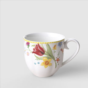 Set 2 tazze Spring Awakening Villeroy & Boch in porcellana gialla 390ml