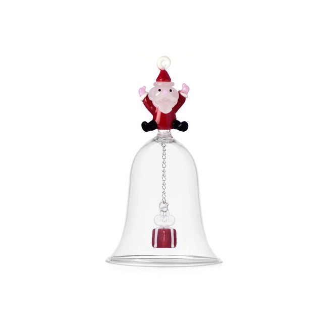 Campana Babbo Natale Ichendorf in vetro borosilicato 11,5 cm