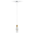 Lampada a sospensione Belle de Nuit Lladrò in porcellana 170x11 cm