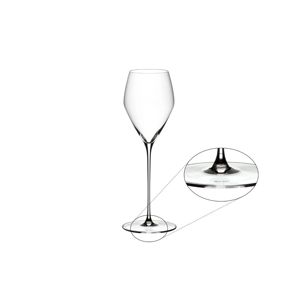 RIEDEL Veloce Champagne Flute Glass Set 2 Pieces 327ml Crystal