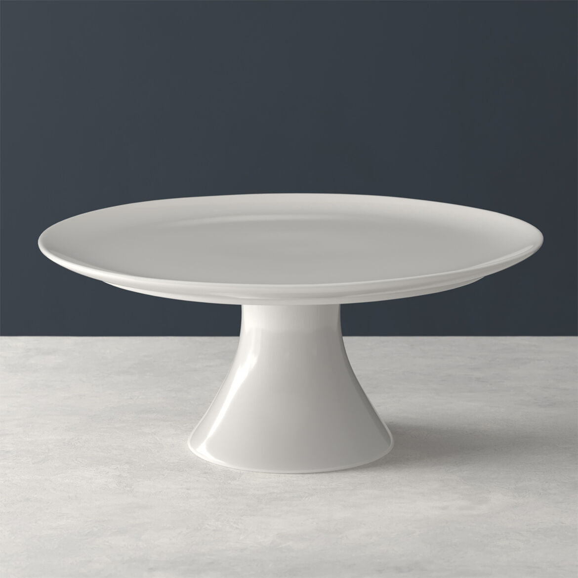 Alzata per torte Villeroy & Boch in porcellana bianca 30 cm For Me