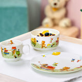 VILLEROY & BOCH Hungry as a Bear Set Bimbo 3 Pezzi Tavola Porcellana