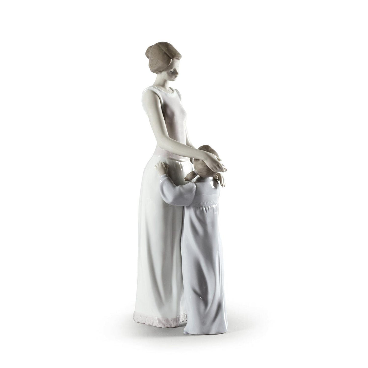 LLADRO' Figure Statue "From Mother to Daughter" Porcelain H36cm