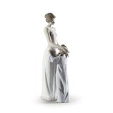 LLADRO' Figure Statue "From Mother to Daughter" Porcelain H36cm
