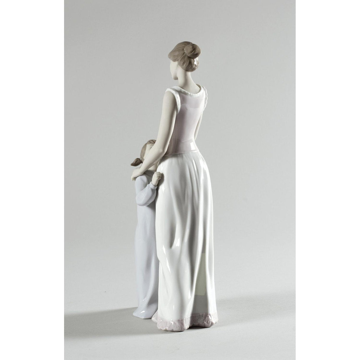 LLADRO' Figure Statue "From Mother to Daughter" Porcelain H36cm