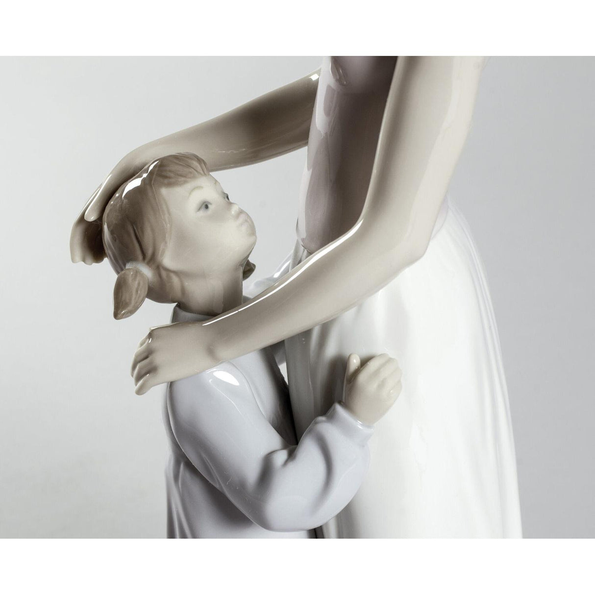 LLADRO' Figure Statue "From Mother to Daughter" Porcelain H36cm