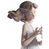 LLADRO' "Treasures of the air" Figure Statue Woman Porcelain H32cm
