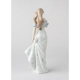 Lladró Figurina Donna Il Sussurro Dei Fiori 37x14cm Porcellana