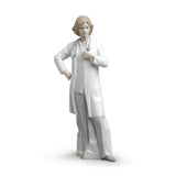 Statuetta Dottoressa Lladrò in porcellana lucida 31x14 cm
